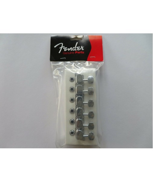 Fender '70's F Tuners Reissue, Left Hand, Chrome Plated, One Set 0990822102
